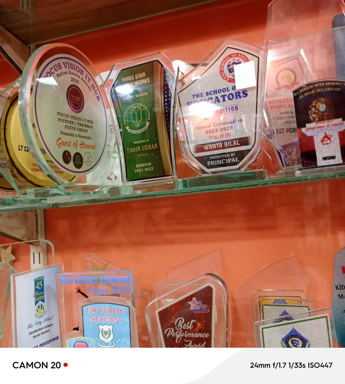 Acrylic Shields Closeup