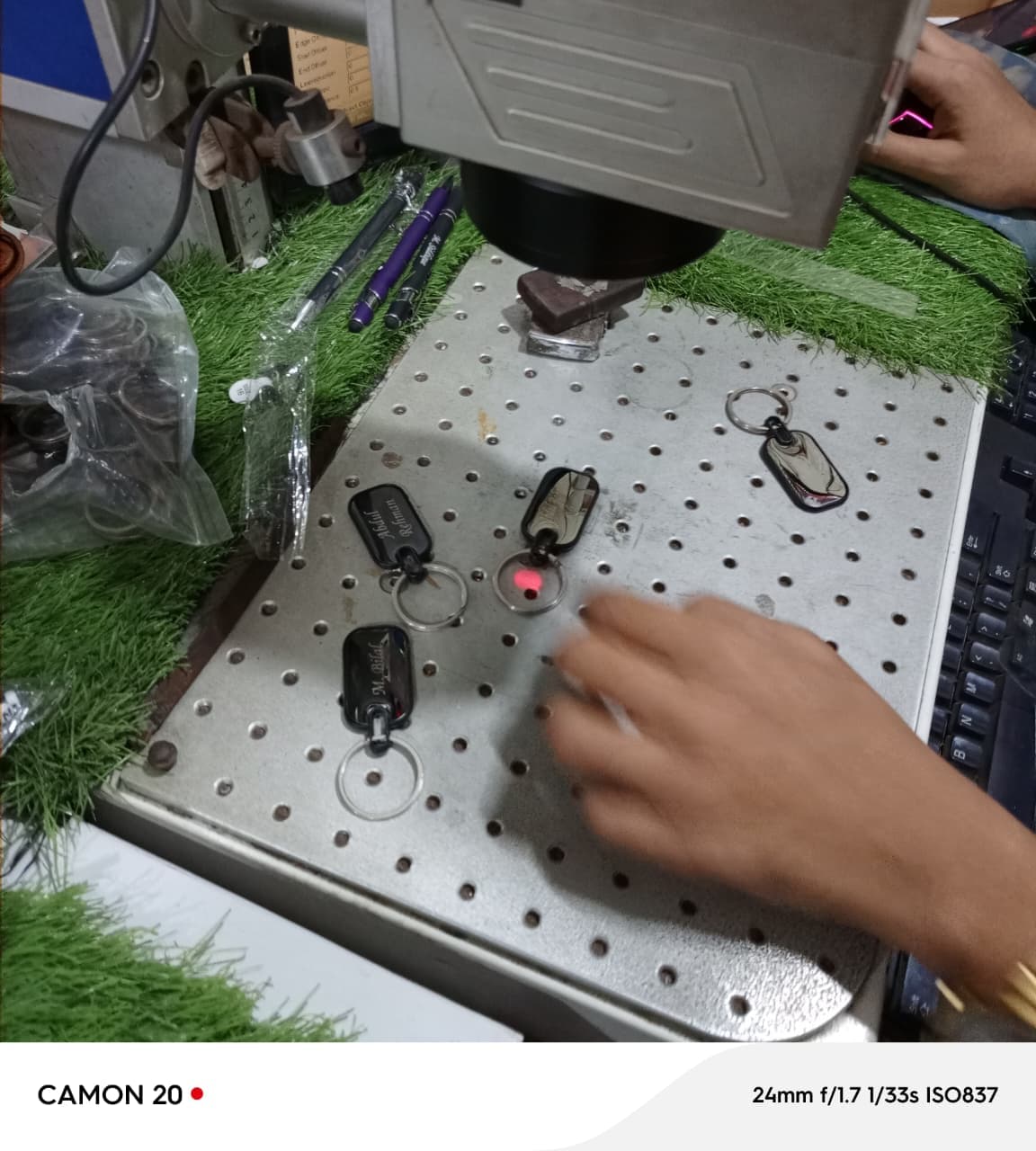 Laser Engraved Keychains