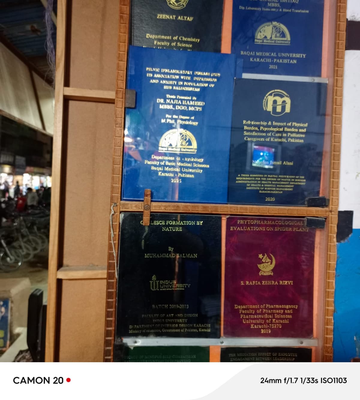 Thesis Binding Display